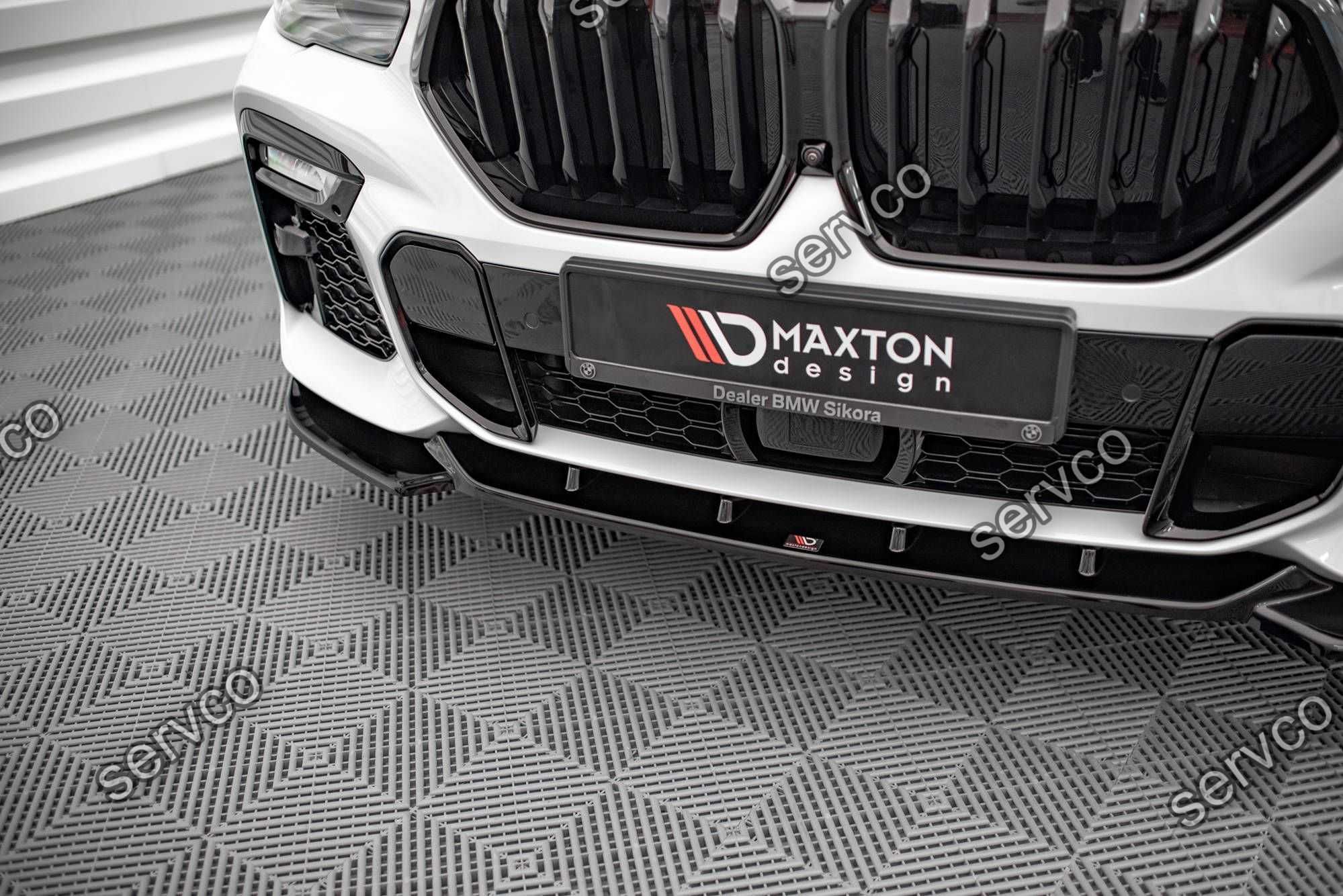 Prelungire splitter bara fata Bmw X6 M-Pack G06 2019- v1 Maxton Design