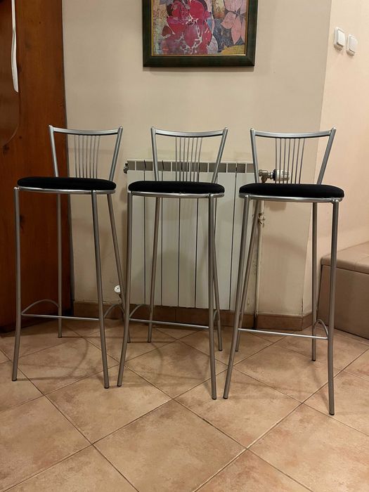 Бар Столове 3бр, Металани,като нови,само 99лв. за трите!