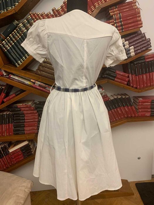 Rochie alba, de vara