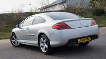 PEUGEOT 407 COUPE -задна броня с парктроници, преден капак и врати