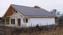 Case, Cabana stil A-Frame, terase si foisoare din structura de lemn