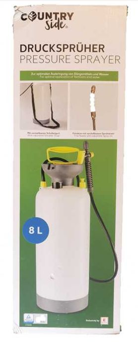 Aparat de stropit Country Side , manual, 8 L -  nou certificat TUV