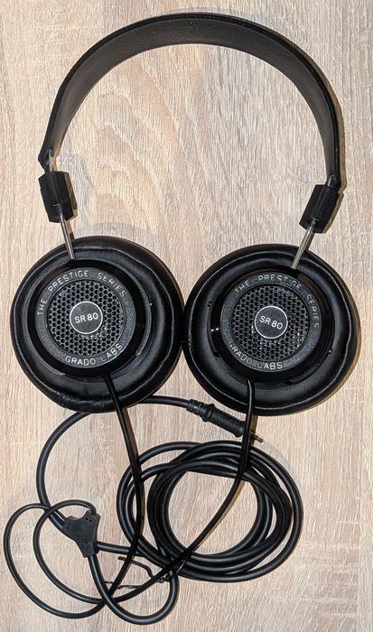 Grado SR 80 plus cupe din piele over the ear