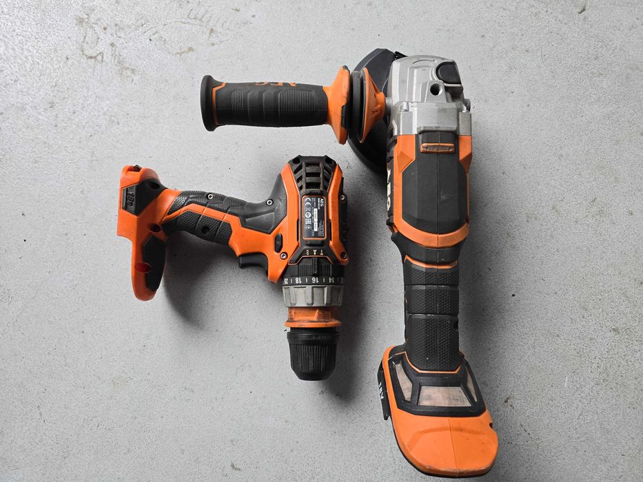 Set filetanta și polizor unghiular AEG 18v