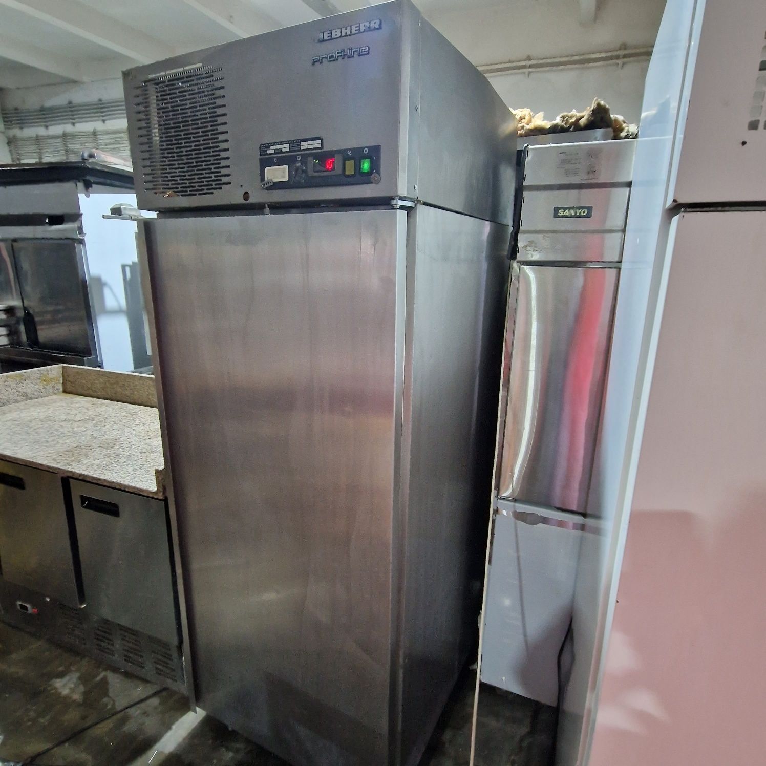 Frigider inox 1 usa, congelator inox