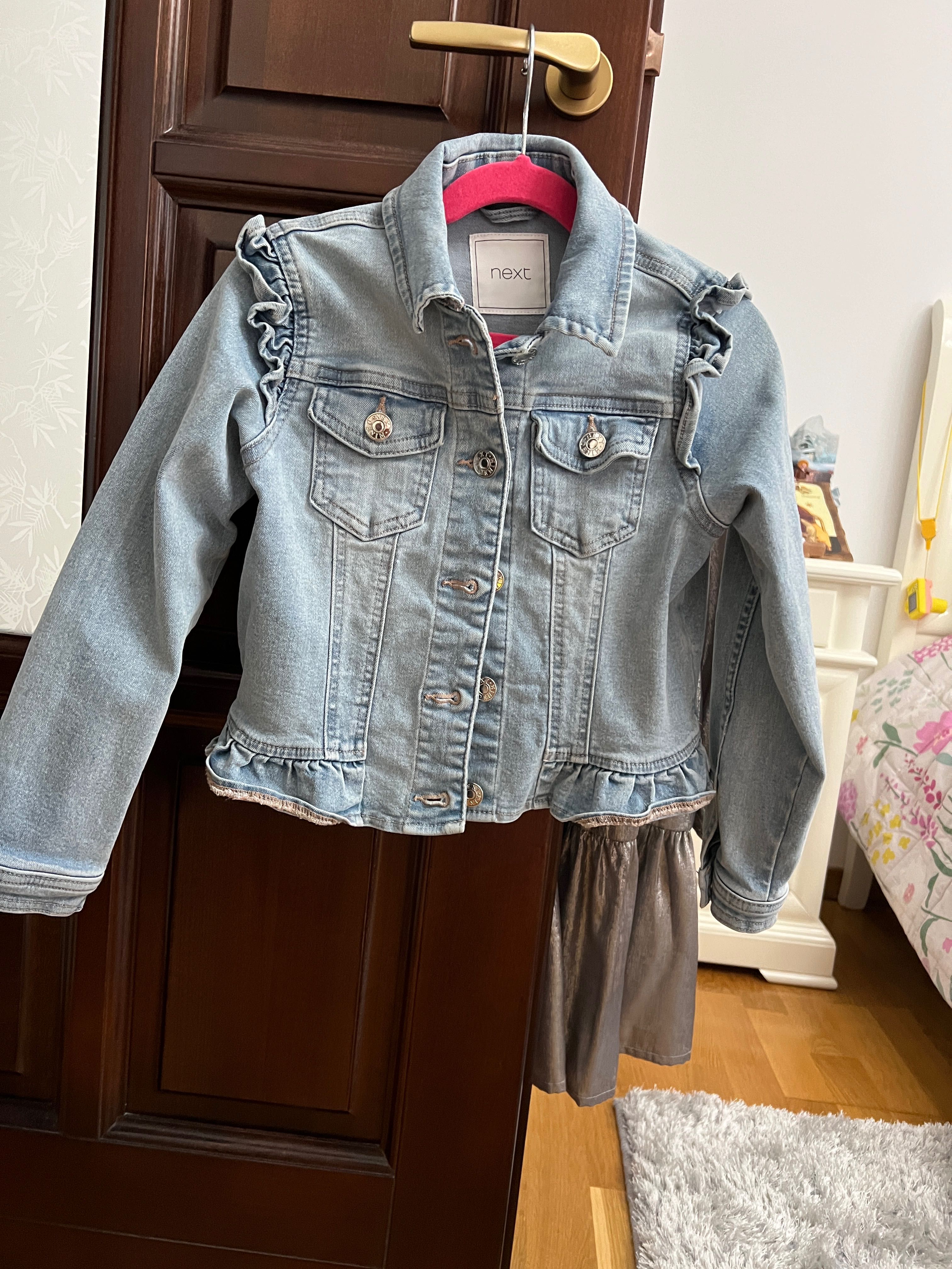 Jacketa Next din denim , size 116-122 cm, stare foarte bună