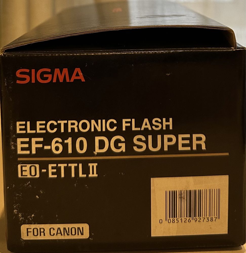 Продам вспышку SIGMA EF 610 DG Super For Canon