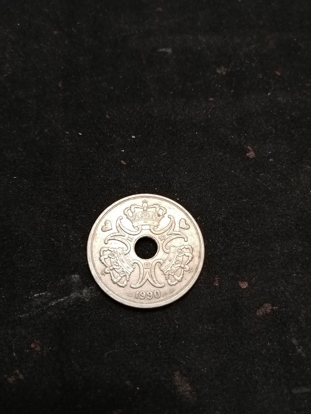 Монета. Denmark Kroner 5. (Дания). Крона