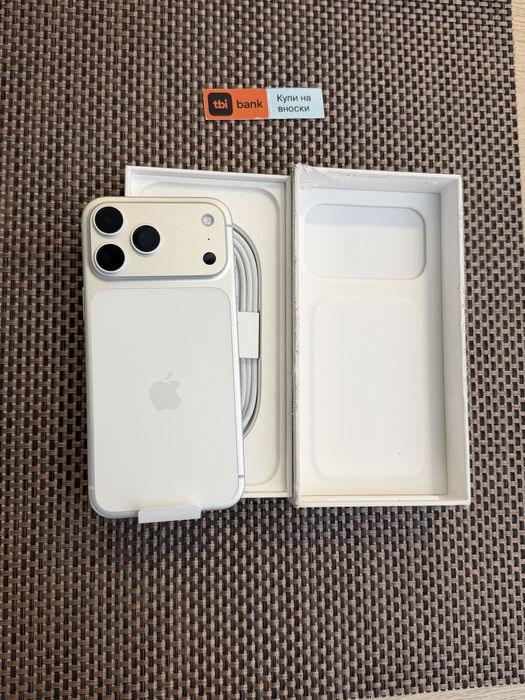 НОВ! 1Tb *ЛИЗИНГ* iPhone 17 Pro Max Silver  / Гаранция Айфон