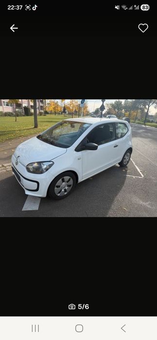 Vând VW up 2013 motor 1,0 benzina + Gaz