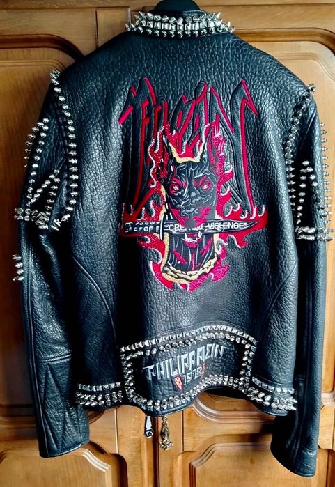 Geacă piele Philipp Plein