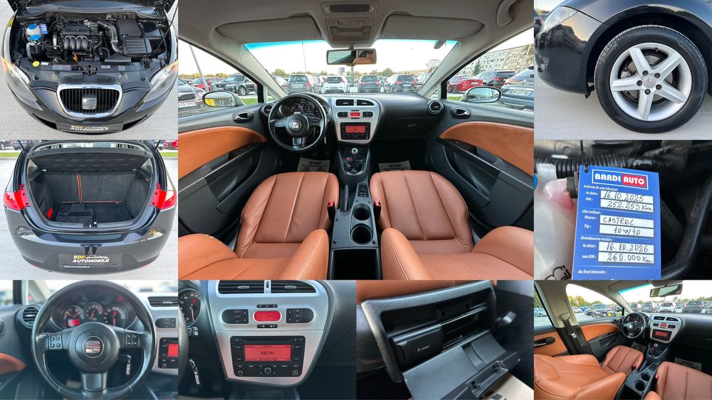 Seat Leon / 2006 / 1.6 Benzina / Interior piele Coniac / Recent adusa