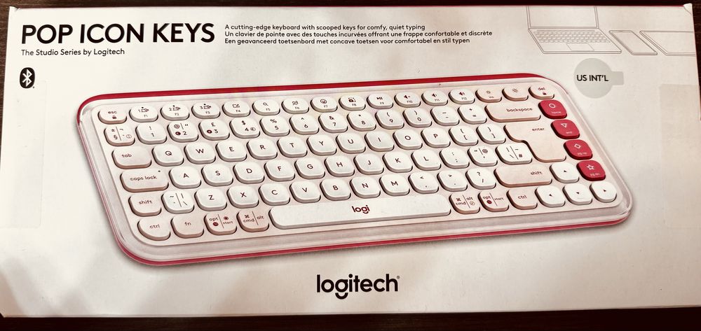 Logitec Pop Icon Keys - Rose