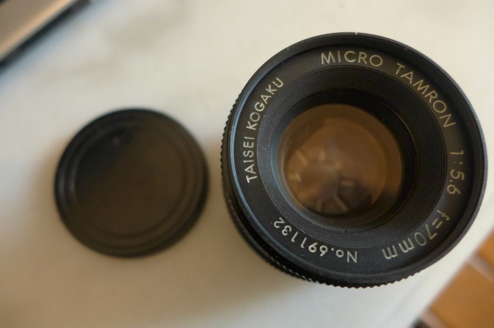 Obiectiv FOTO Video Film Leica Taisei Kogaku Micro Tamron f=70mm 1:5.6