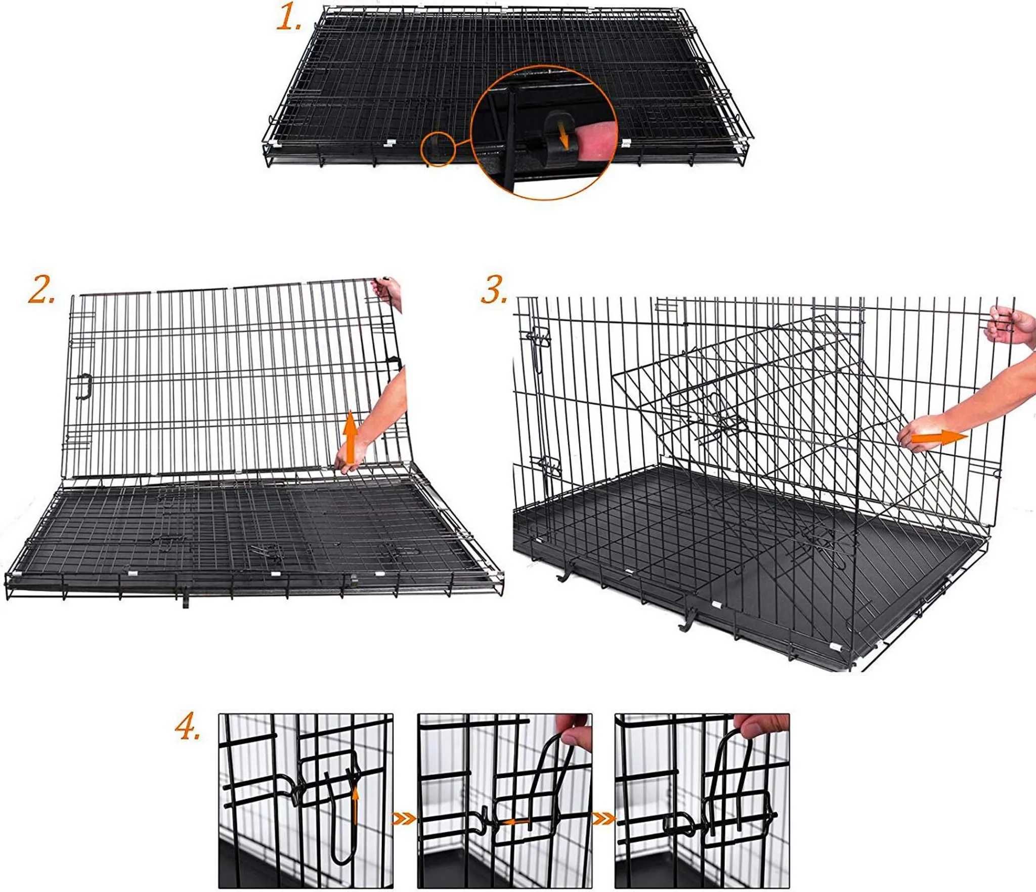 Cusca transport animale companie, metal, tava detasabi |R 593151 Black