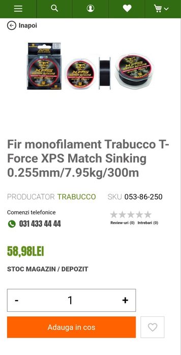 Mulineta Trabucco Brave FB 5000