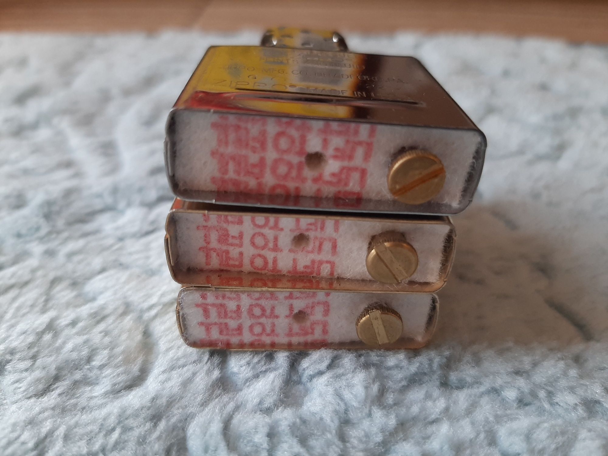 Inserții / rezerve bricheta Zippo - pachet 3 buc (noi/originale)