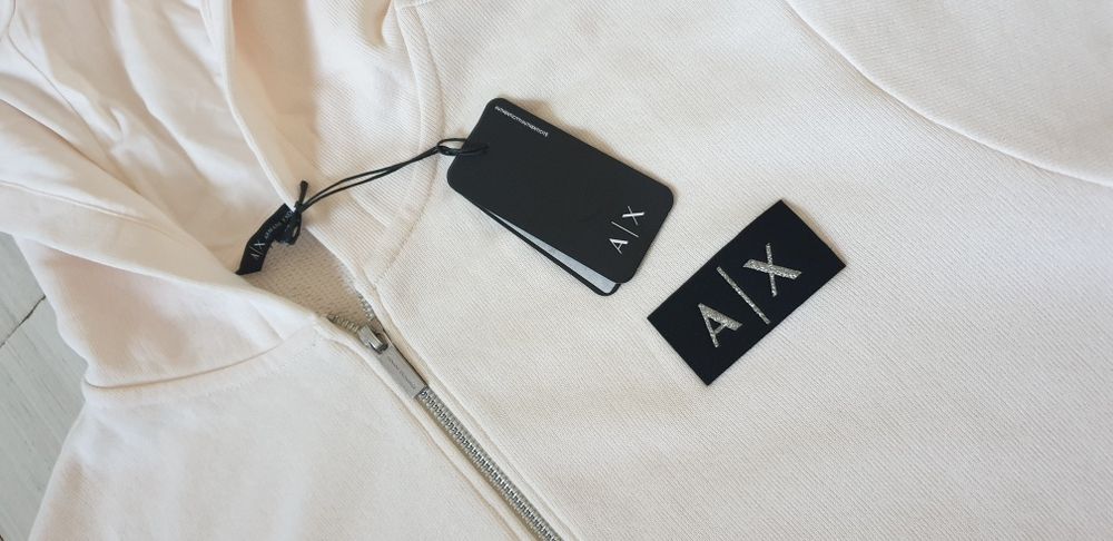 Armani Exchange A/X -  XS Oversize Full Zip НОВО ОРИГИНАЛ Дамски Суичъ