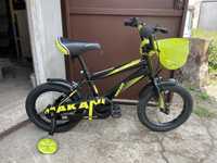 Makani Детски велосипед 14`` Diablo Black-Yellow