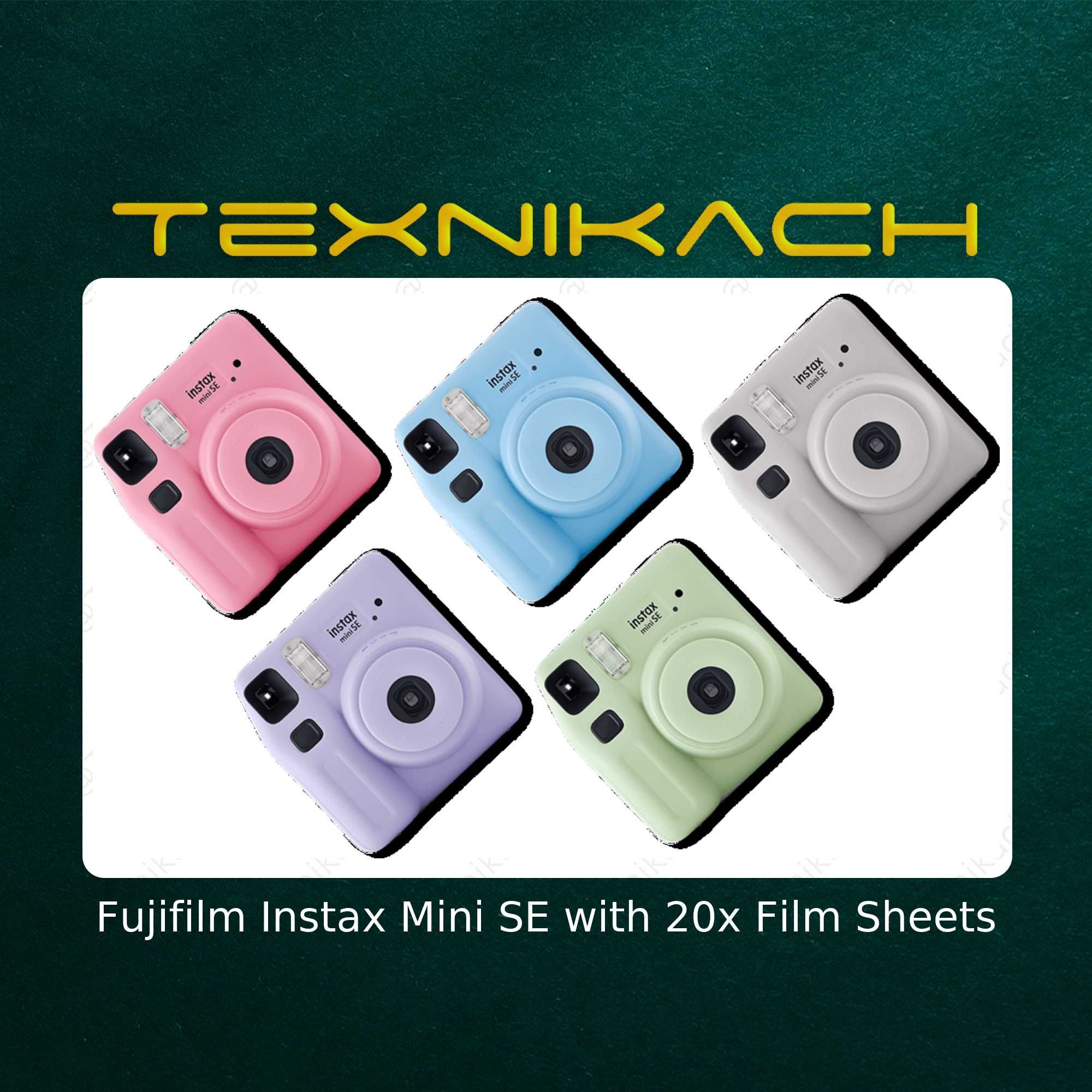 Fujifilm Instax Mini SE with 20x Film Sheets  Доставка Бесплатно