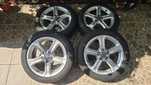 Jante aliaj 5x112 audi Anvelope 225 50 r17 roti a4 b8 b9 a5