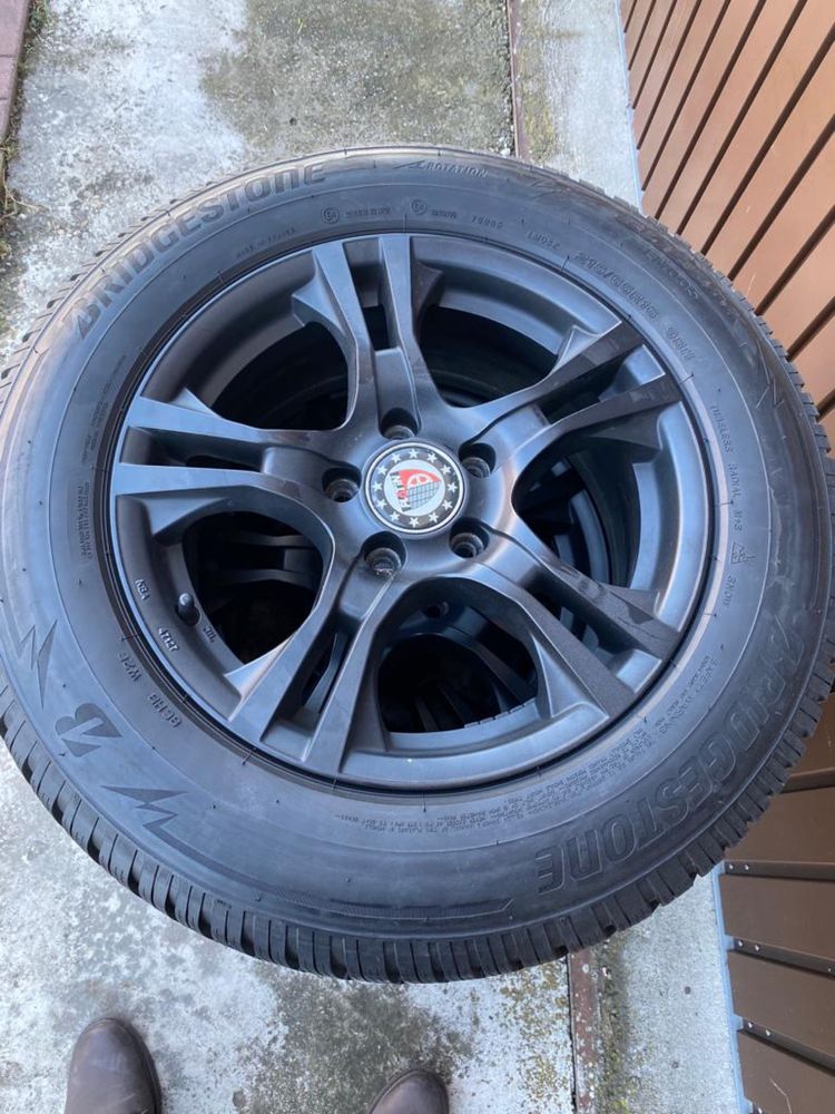 Jante 16 cu anvelope iarna 5x112 wv TIGUAN audi skoda