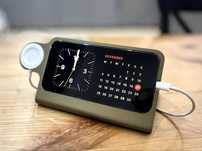 Dock suport iPhone 11-16 Apple watch, homepod, airpods Personalizabil