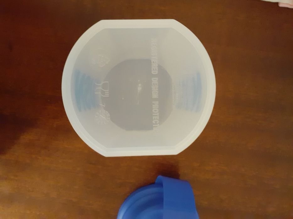 Шейкър с мрежичка за разбиване Shaker USN by Original прозрачно и сини