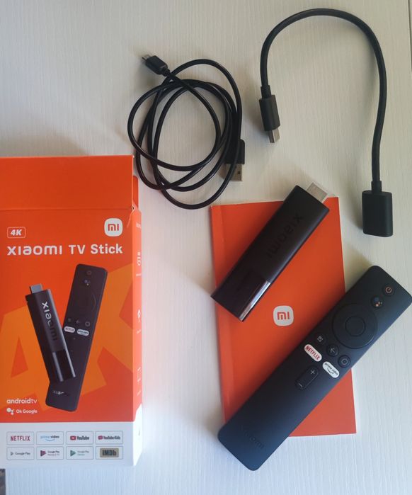 Xiaomi TV Stick 4K, Android TV 11, Bluetooth, Wi-Fi, HDMI