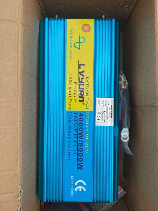 Invertor tensiune LvYuan F-4000P, 4000W/8000W – NOU