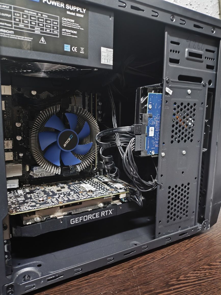 Biostar H510+i3 10105+16Gb+RTX2060Super 3шт