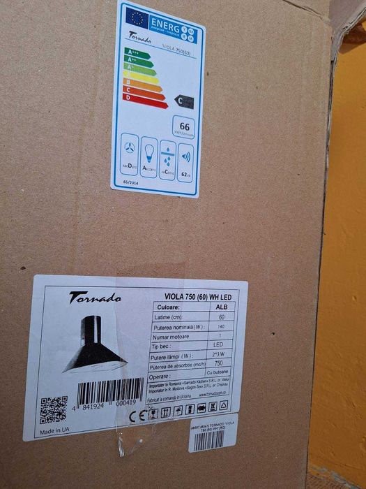 НОВ! Аспиратор Tornado Viola 750 WD