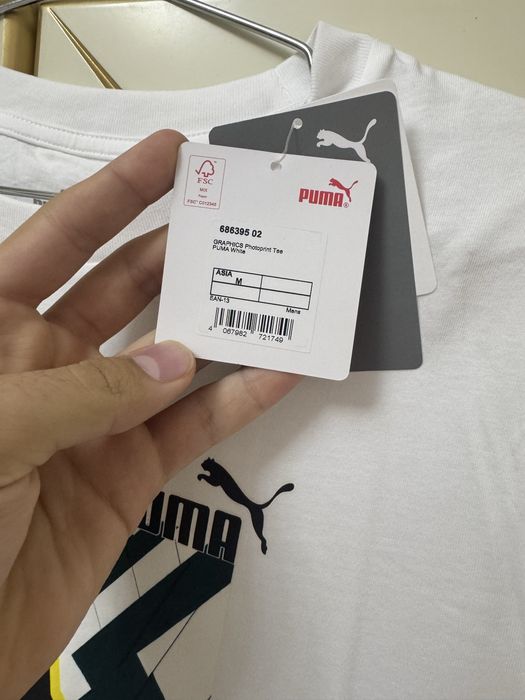 Оригинальная футболка Puma • Новая с биркой • Размер Asia Fit M