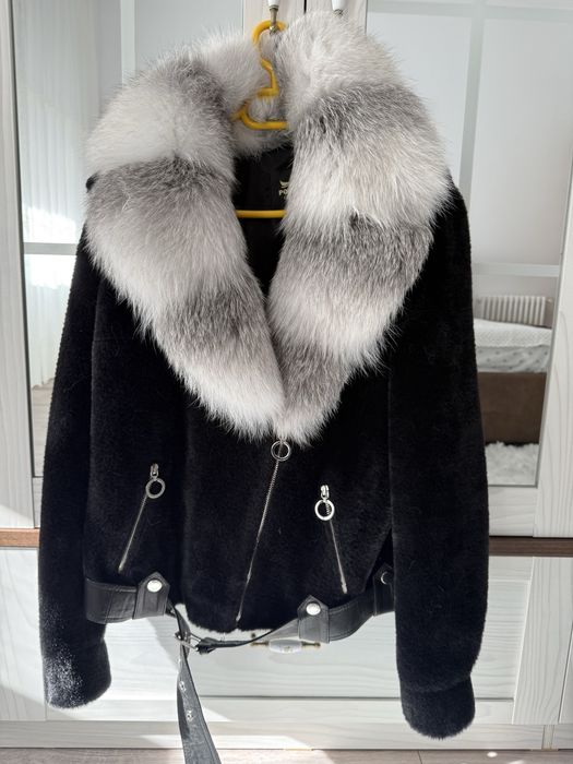 Geaca blana naturala