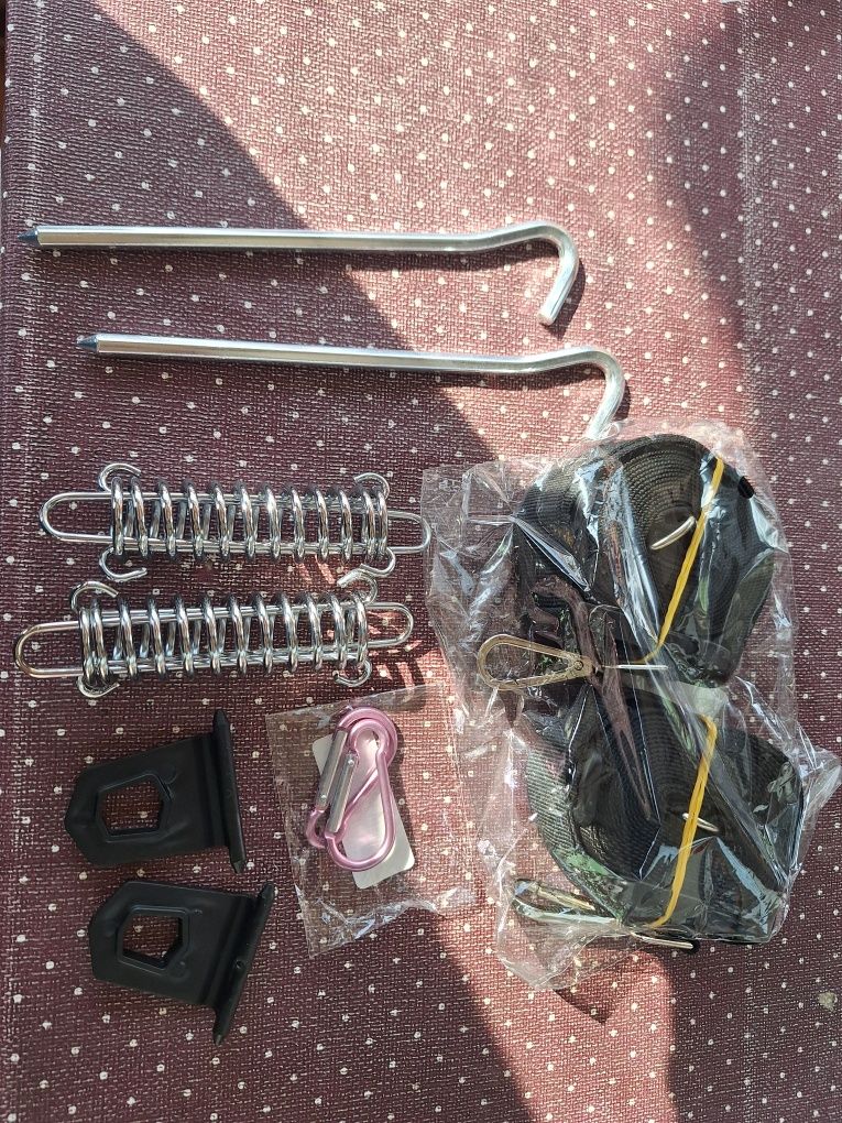 Set, kit, chingi ancorare de fixare la sol pentru marchiza rulota/auto