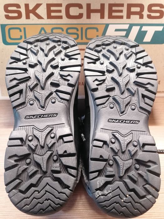 Ghete Skechers relaxed fit impermeabile din piele intoarsaTrego Falls