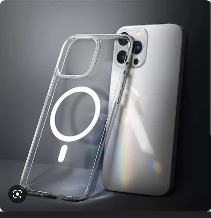 Husa transparenta Magsafe Iphone seria 13/14/15
