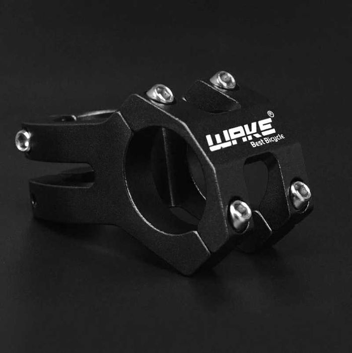 Pipa ghidon scurta bicicleta MTB 31.8 WAKE neagra