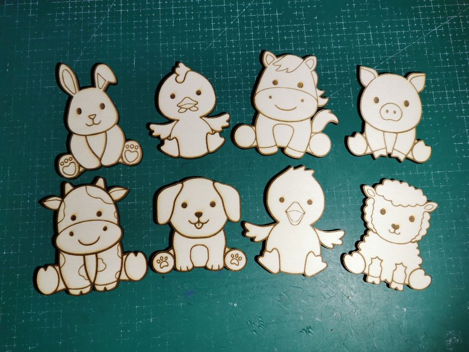 Kit colorat DIY "Animale ferma"