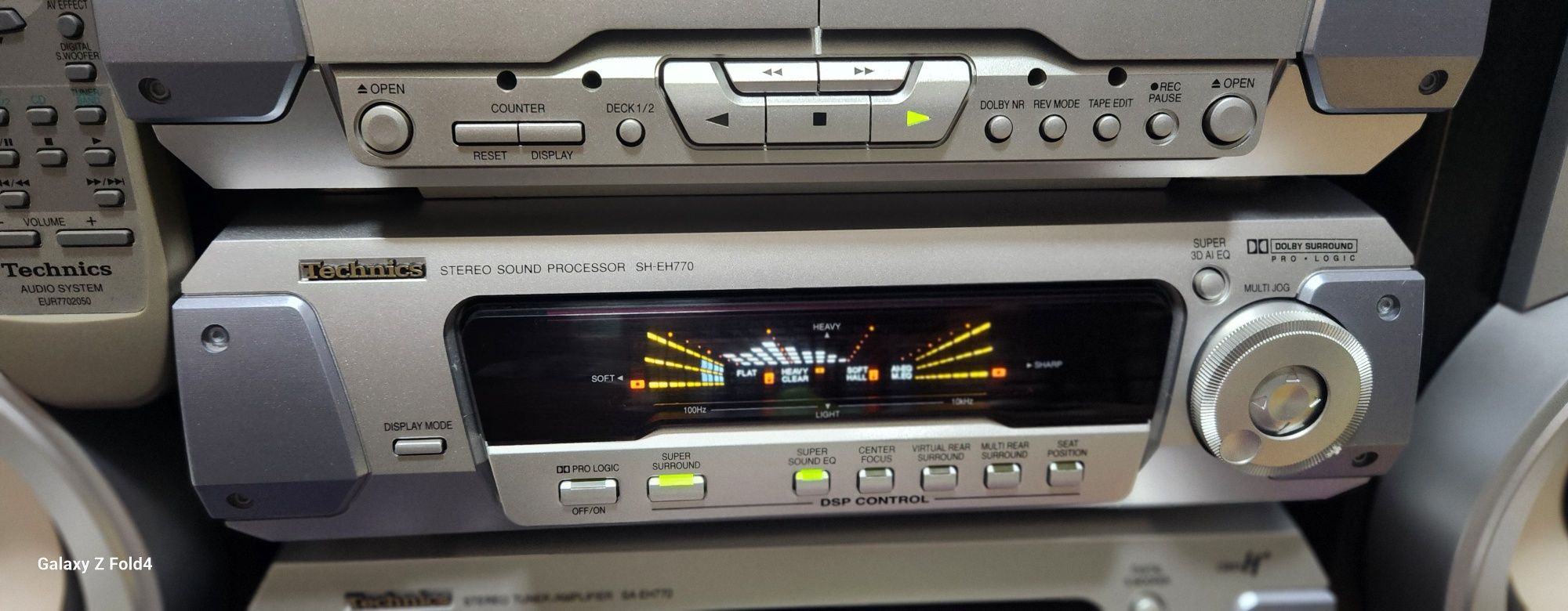Sistem Technics  cu 5 cd changer și telecomandă