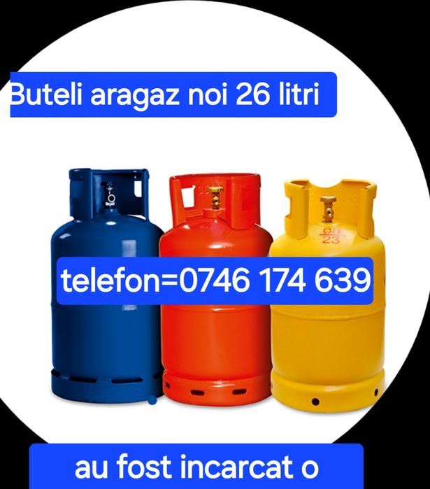 Buteli de aragaz cu guler
