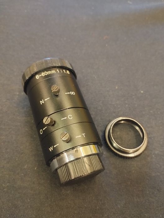 Obiectiv zoom 10x 6-60mm C-mount CS  CCTV / CAMERA SUPRAVEGHERE