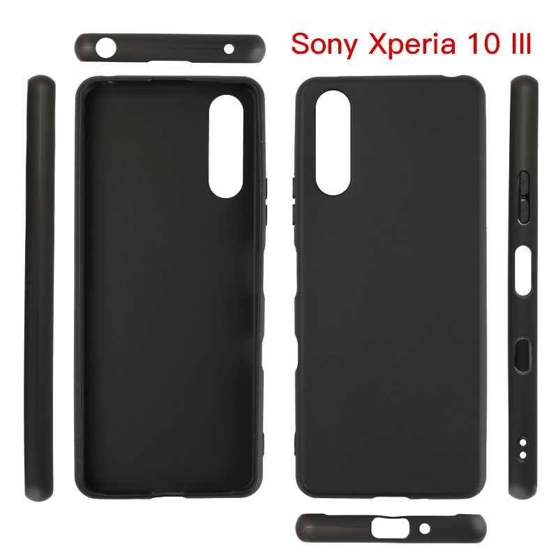 Sony Xperia 1 VI / 10 VI / 1 V / 5 V / 10 III - Черен Матов Кейс Гръб