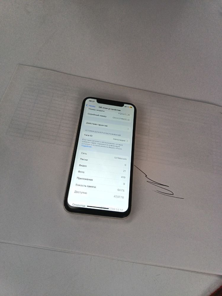 İphone x 64 gb ok ragda
