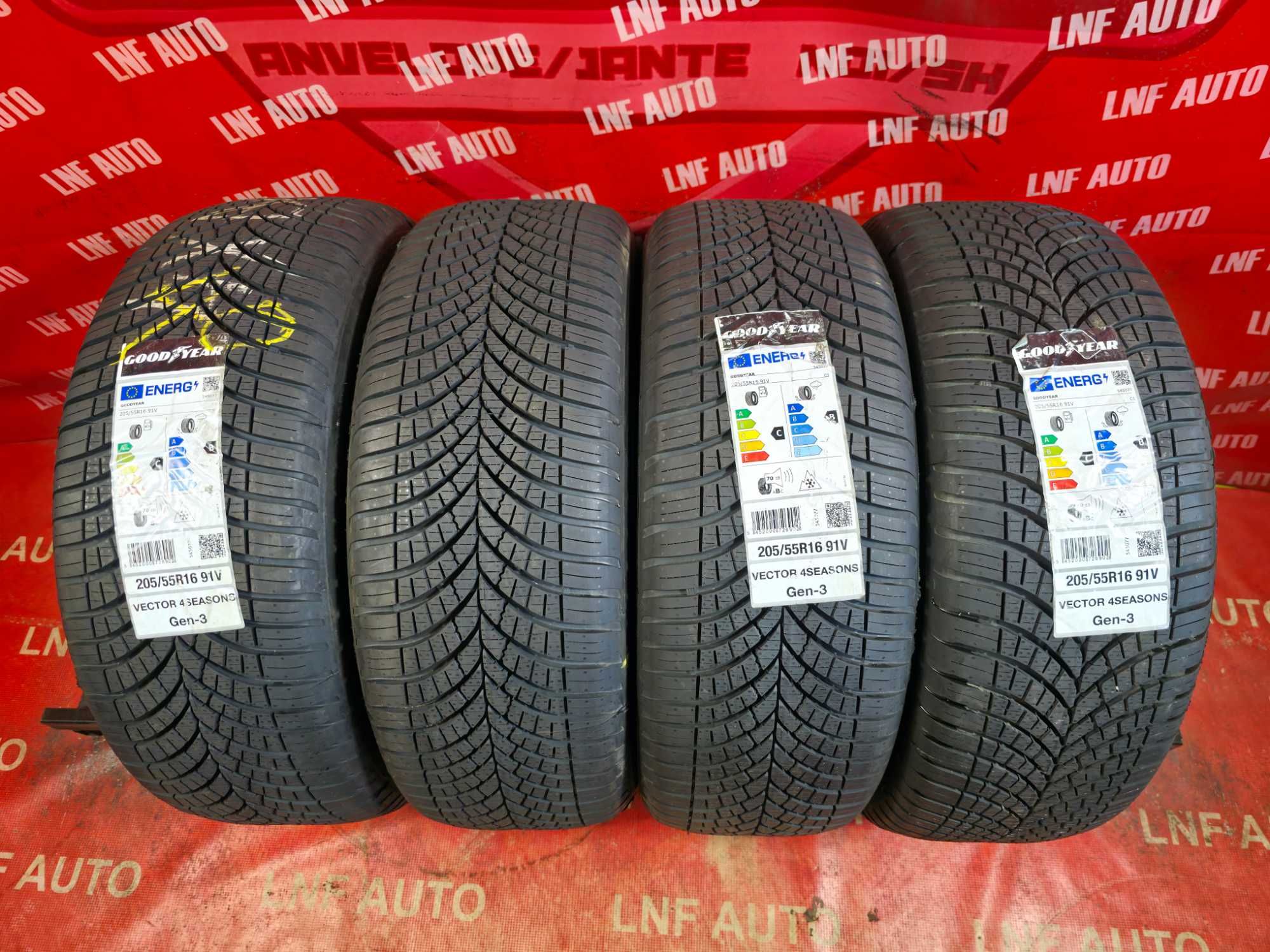 Anvelope VARA IARNA - 205/55/16 - GoodYear - NOI - DOT 2023 !