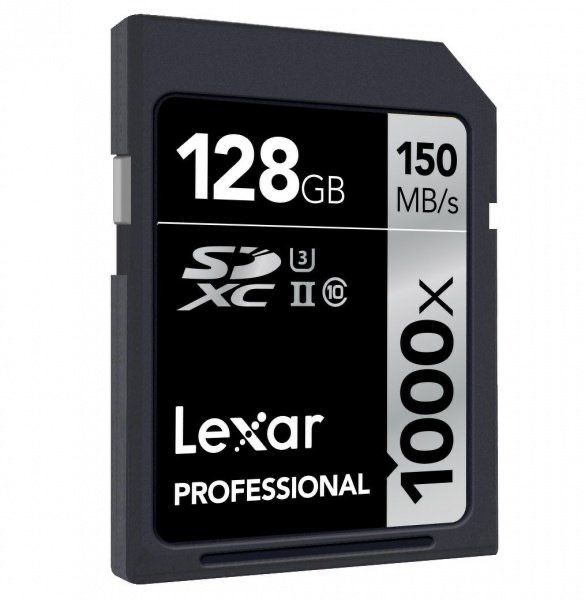 Карта памяти Lexar SDXC 128GB