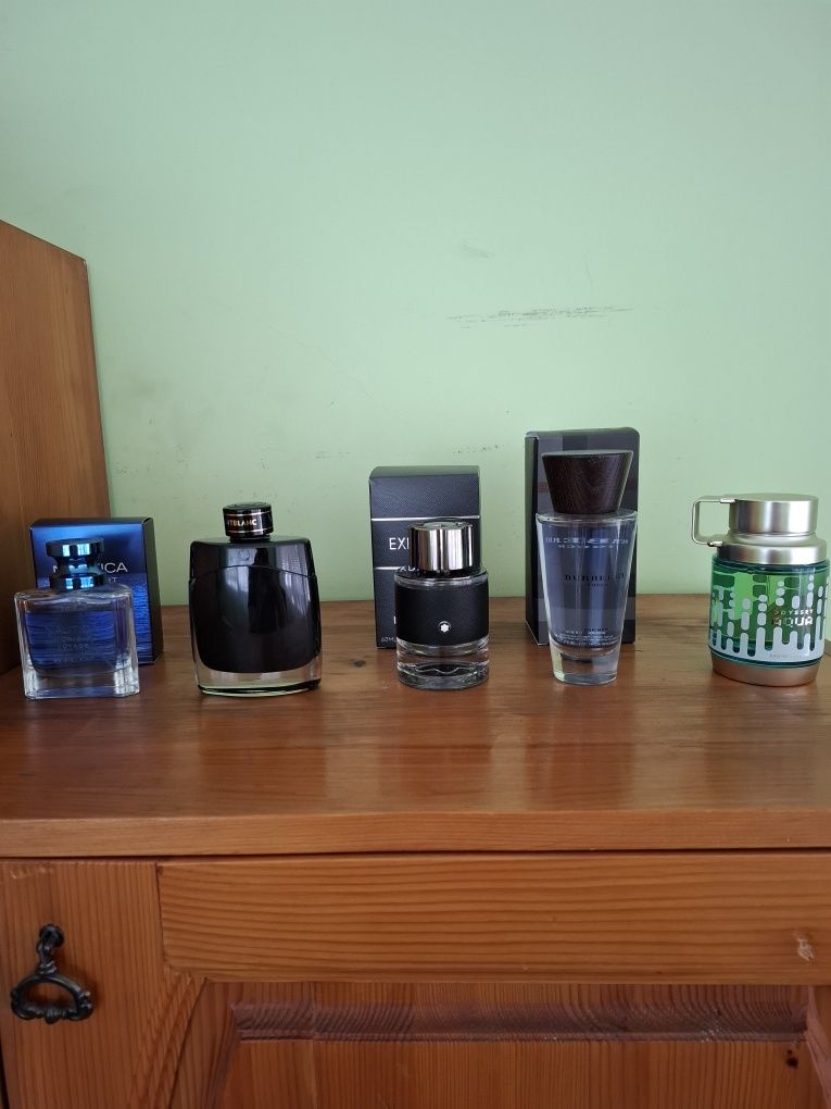 Montblanc legend edp, Armaf odyssey aqua,  Burberry touch, Nautica mid