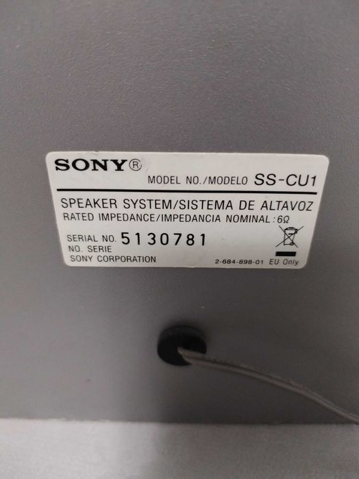 Boxe Sony SS-CU1