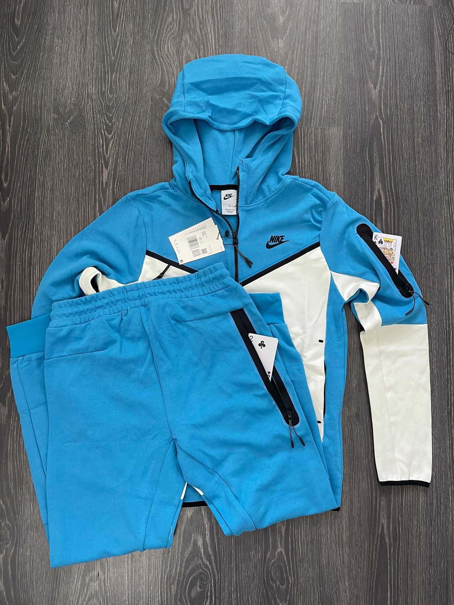 Nike Tech Fleece Baby Blue  S M L XL (Livrare cu Verificare)