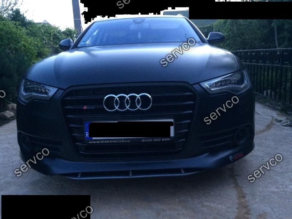 Spoiler prelungire fusta bara fata A6 4G C7 Audi S Line Abt S6 2011-